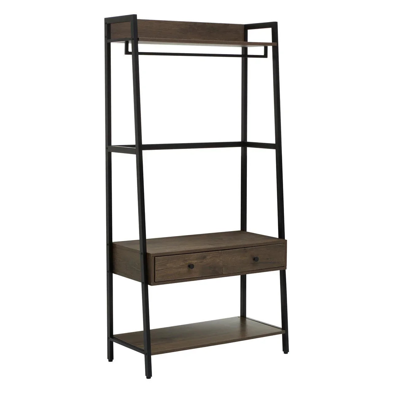 Modern Oak Storage Shelving