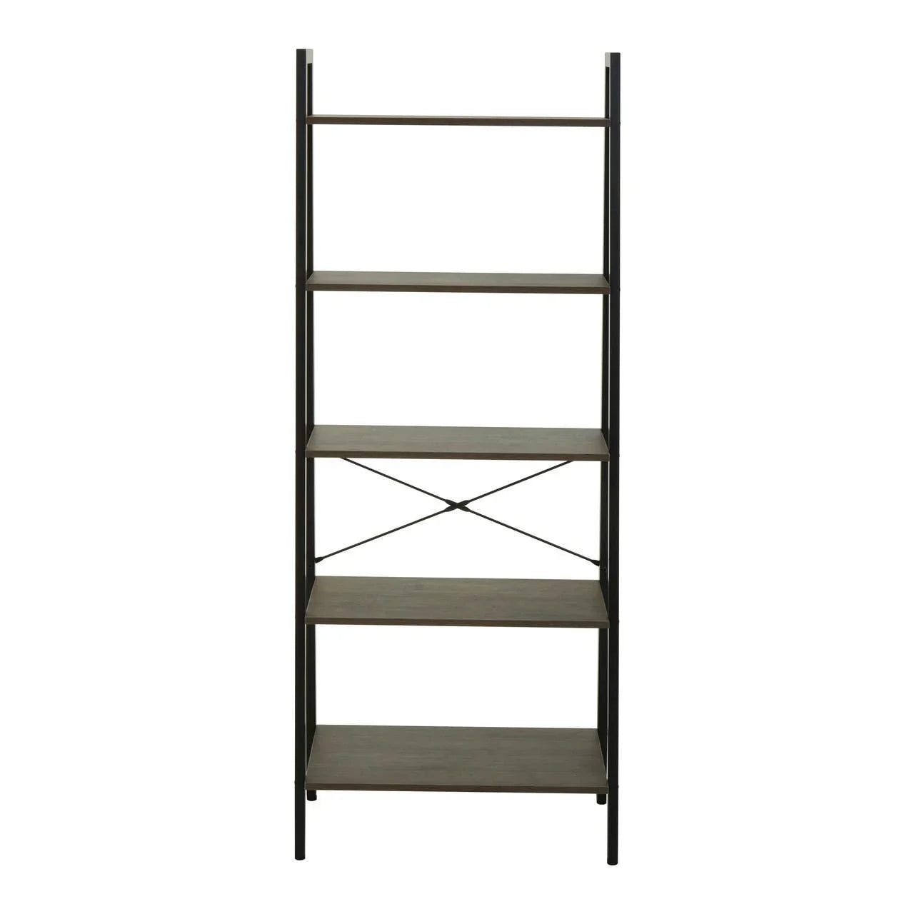 Industrial Oak Ladder Shelf