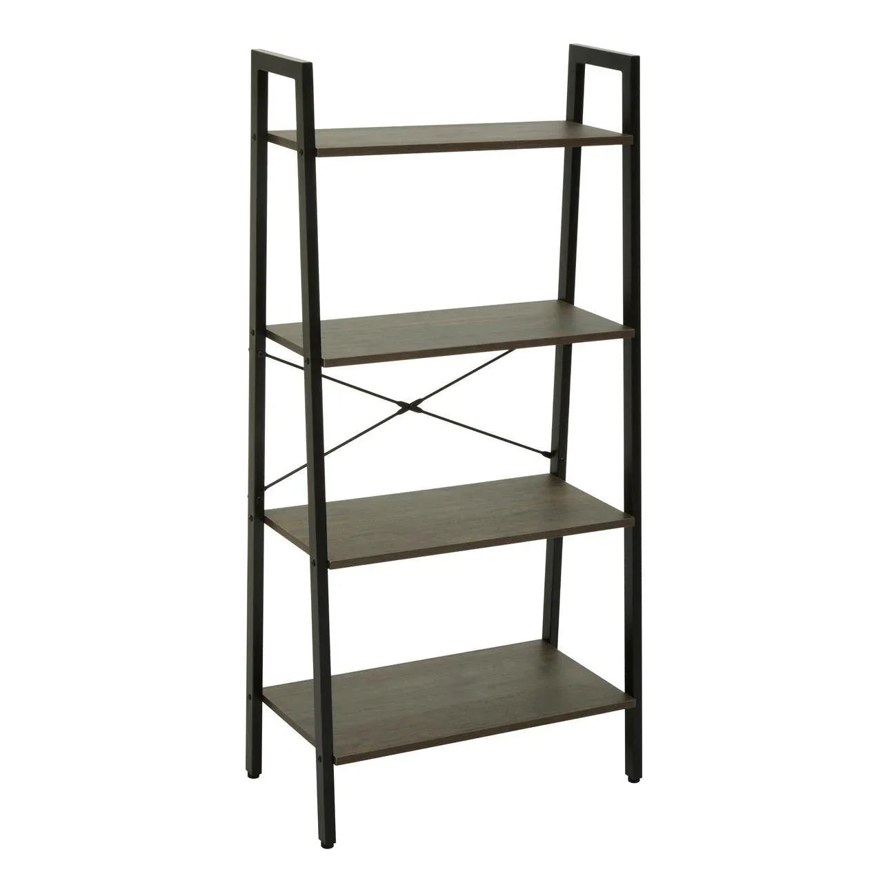 Dark Oak Ladder Shelf Unit