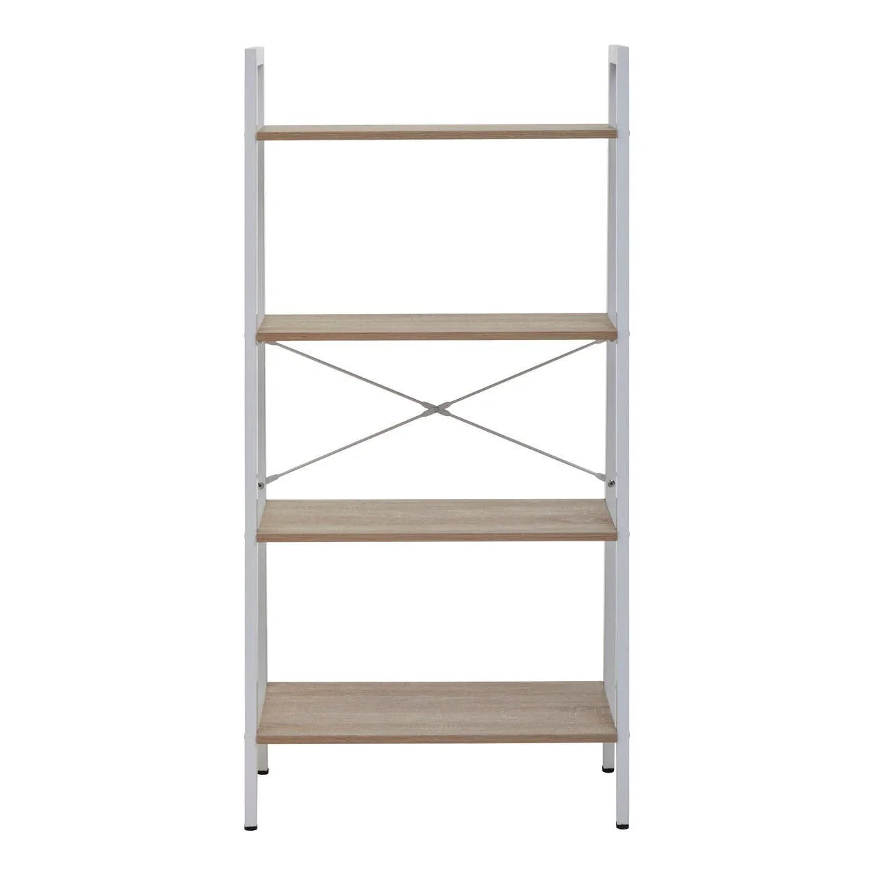 Oak Veneer Ladder Shelf