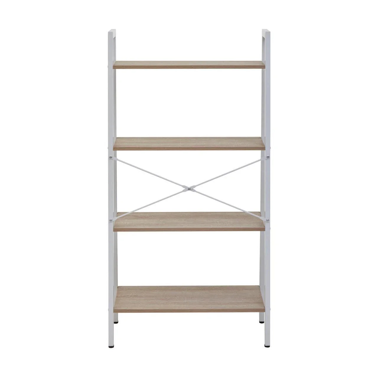 Oak Veneer Ladder Shelf