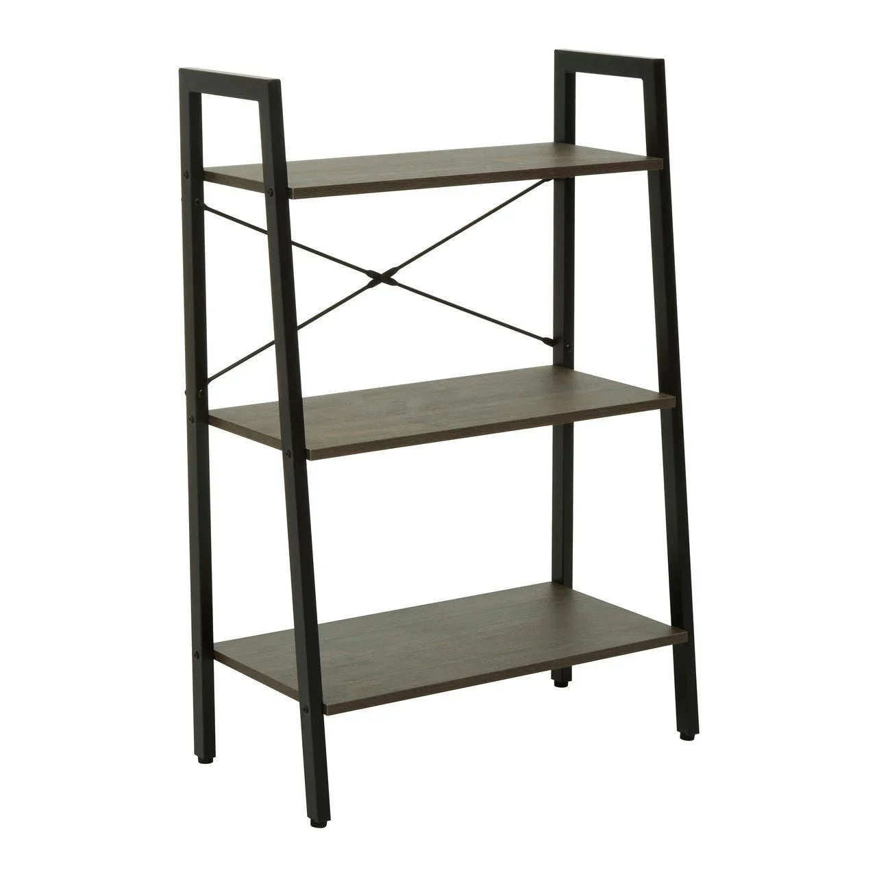 Dark Oak Ladder Shelf Unit