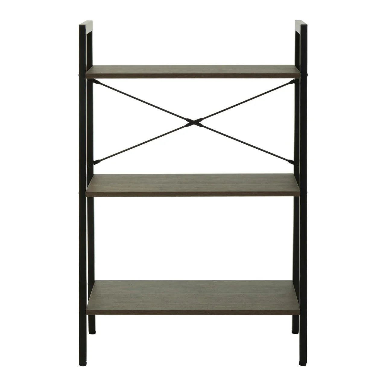 Dark Oak Ladder Shelf Unit
