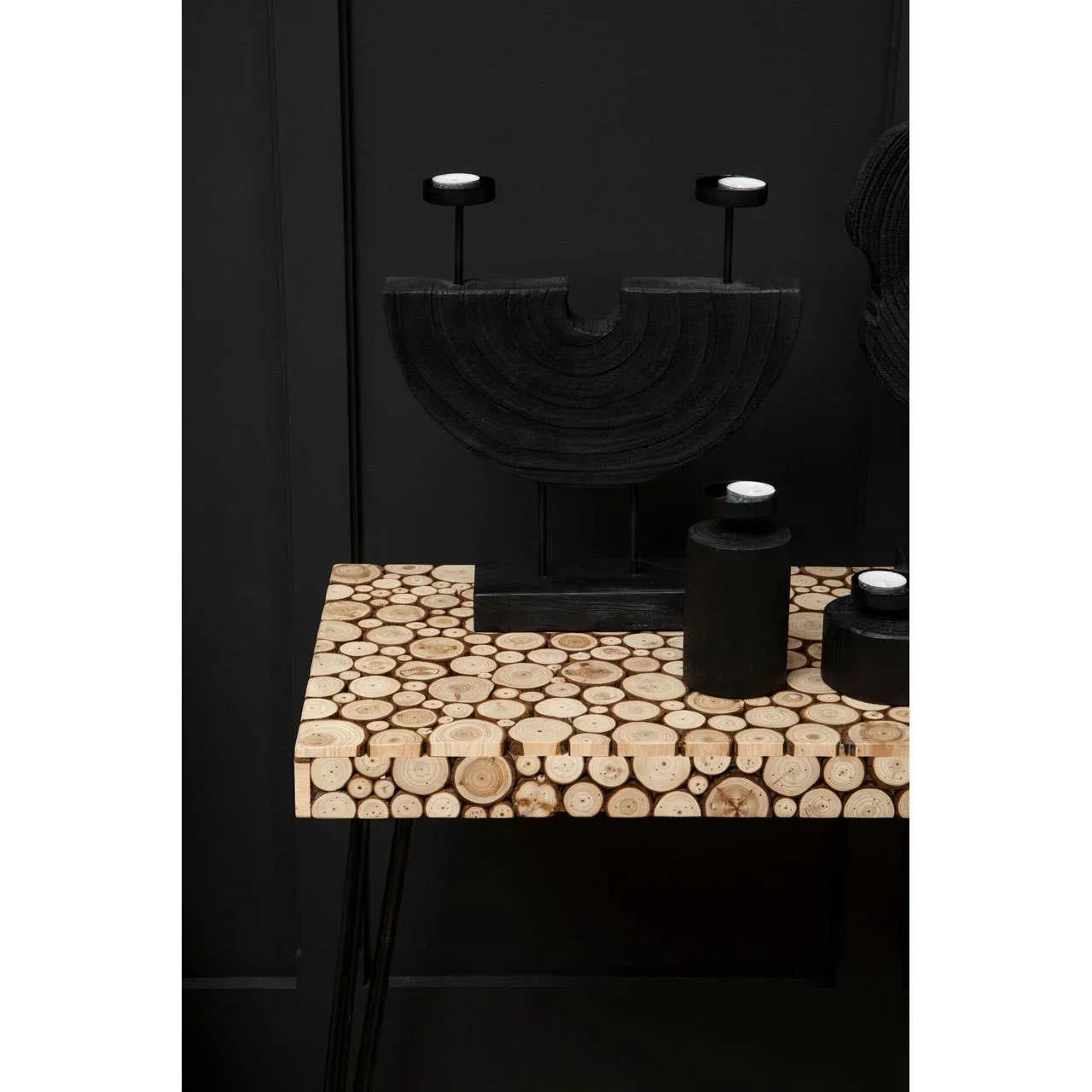 Rustic Fir Wood Coffee Table