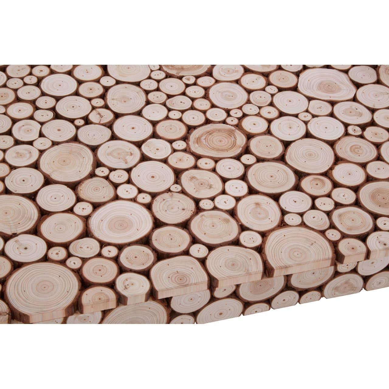 Rustic Fir Wood Coffee Table