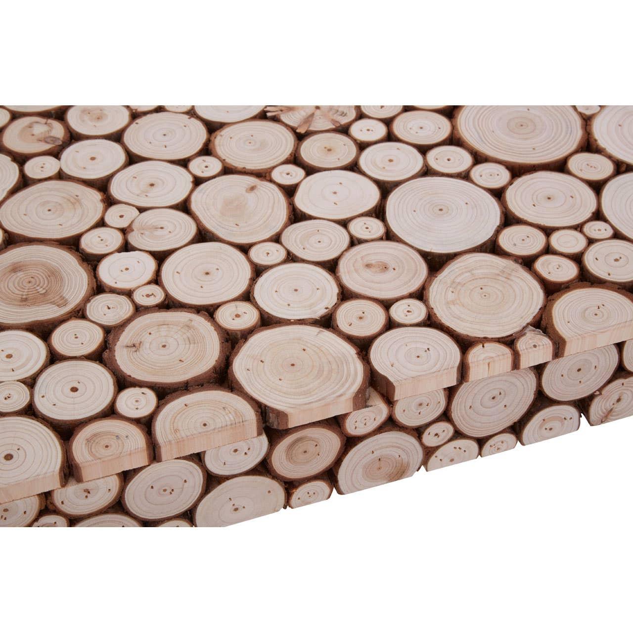 Rustic Fir Wood Coffee Table