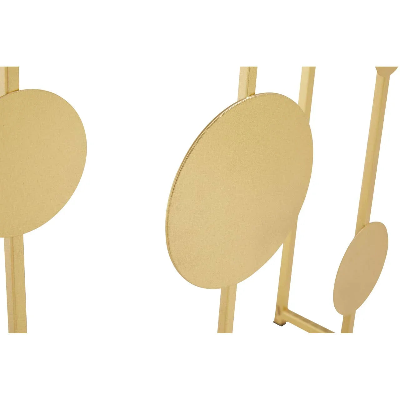 Chic Mirrored Gold Console Set