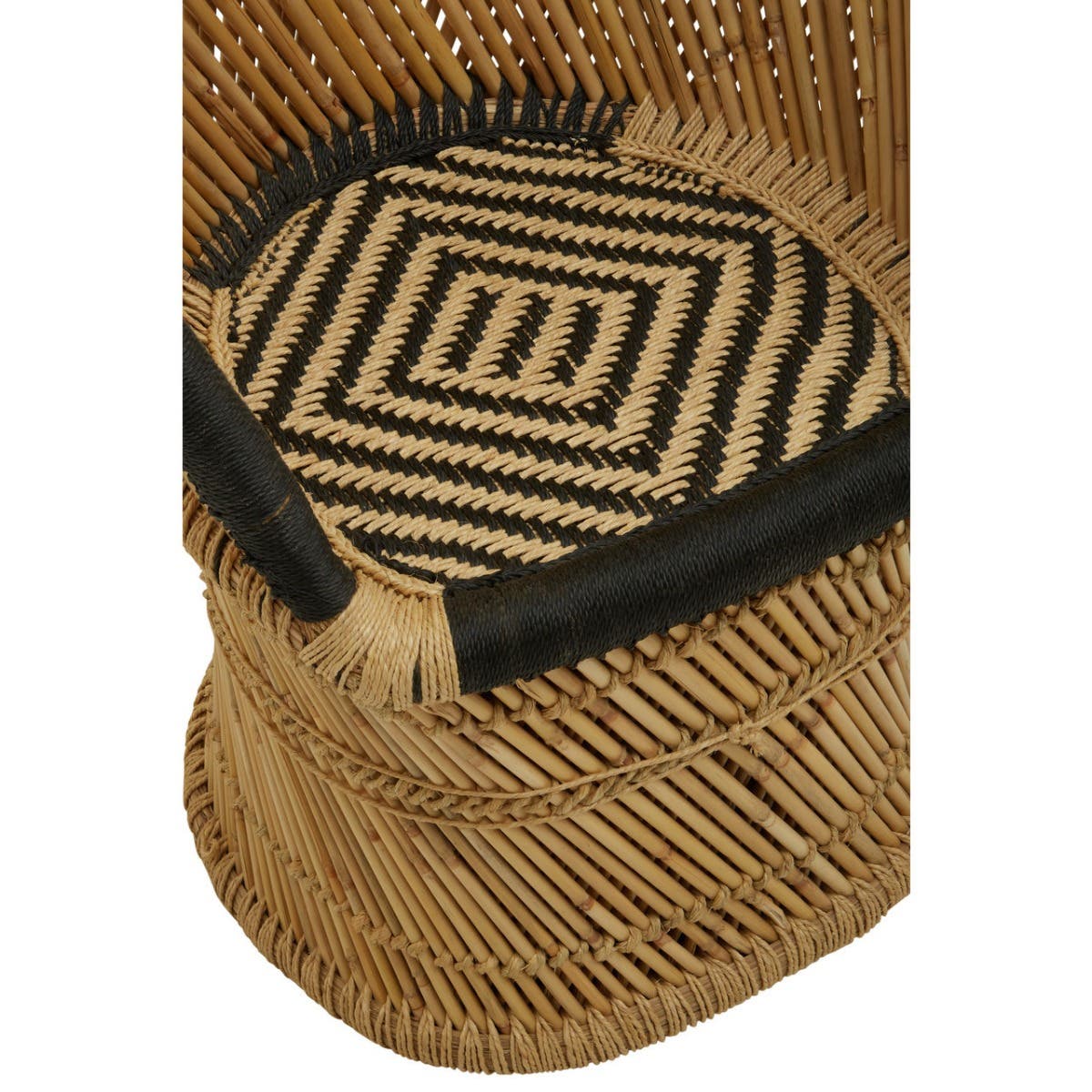 Bamboo Rope Chair Set