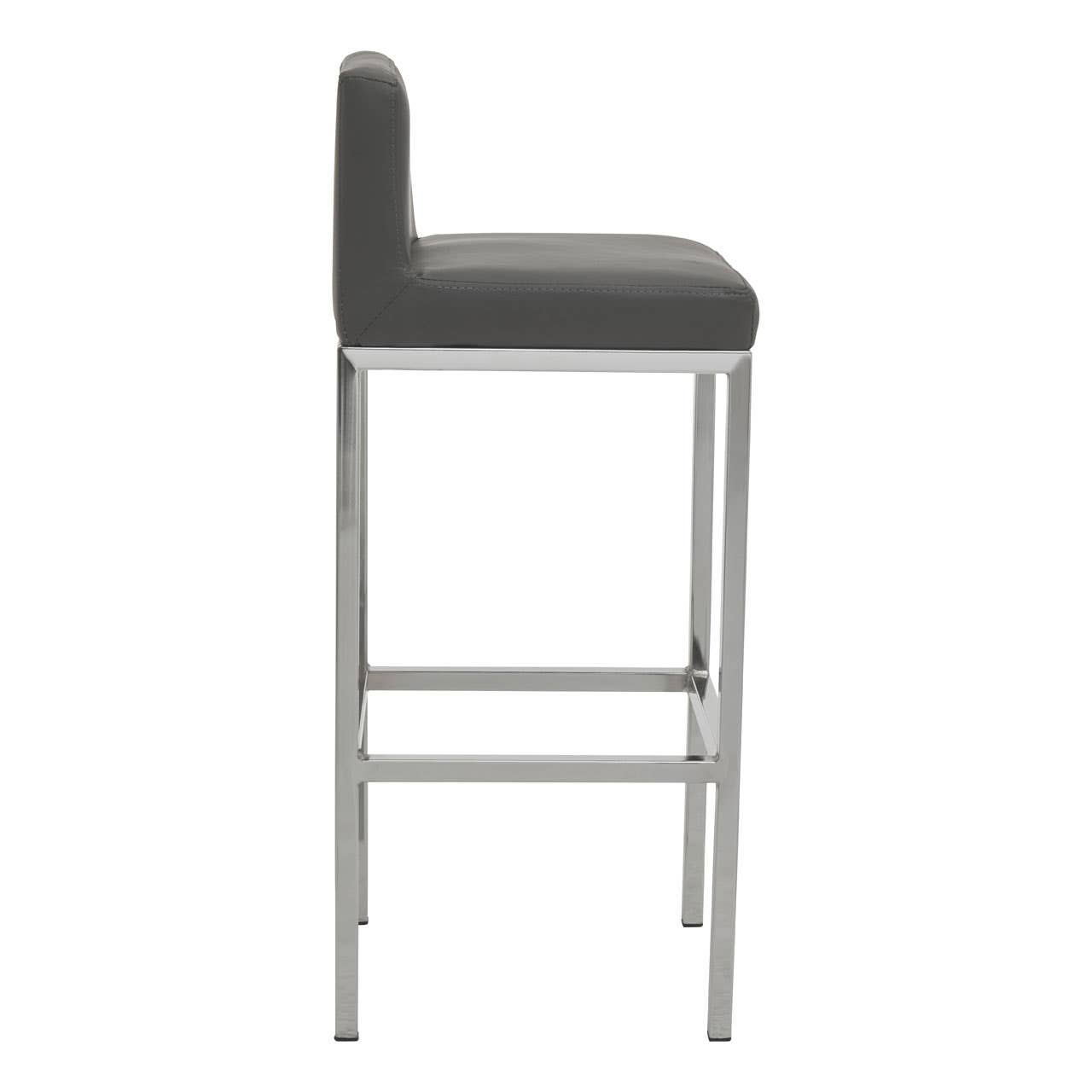 Modern Chrome Bar Chair