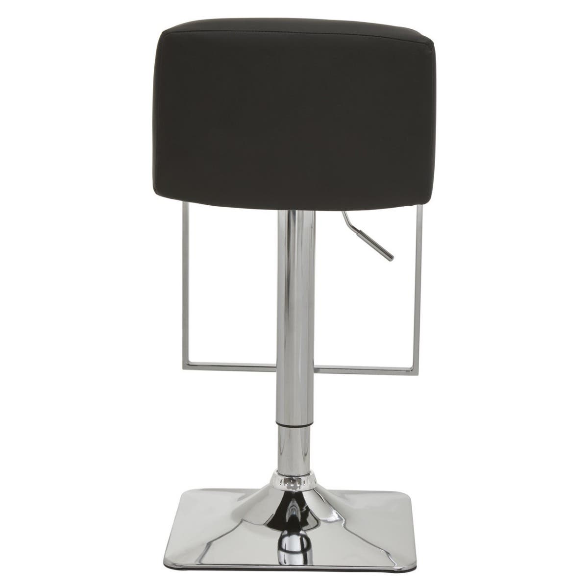 Monochrome Diamond Back Bar Stool