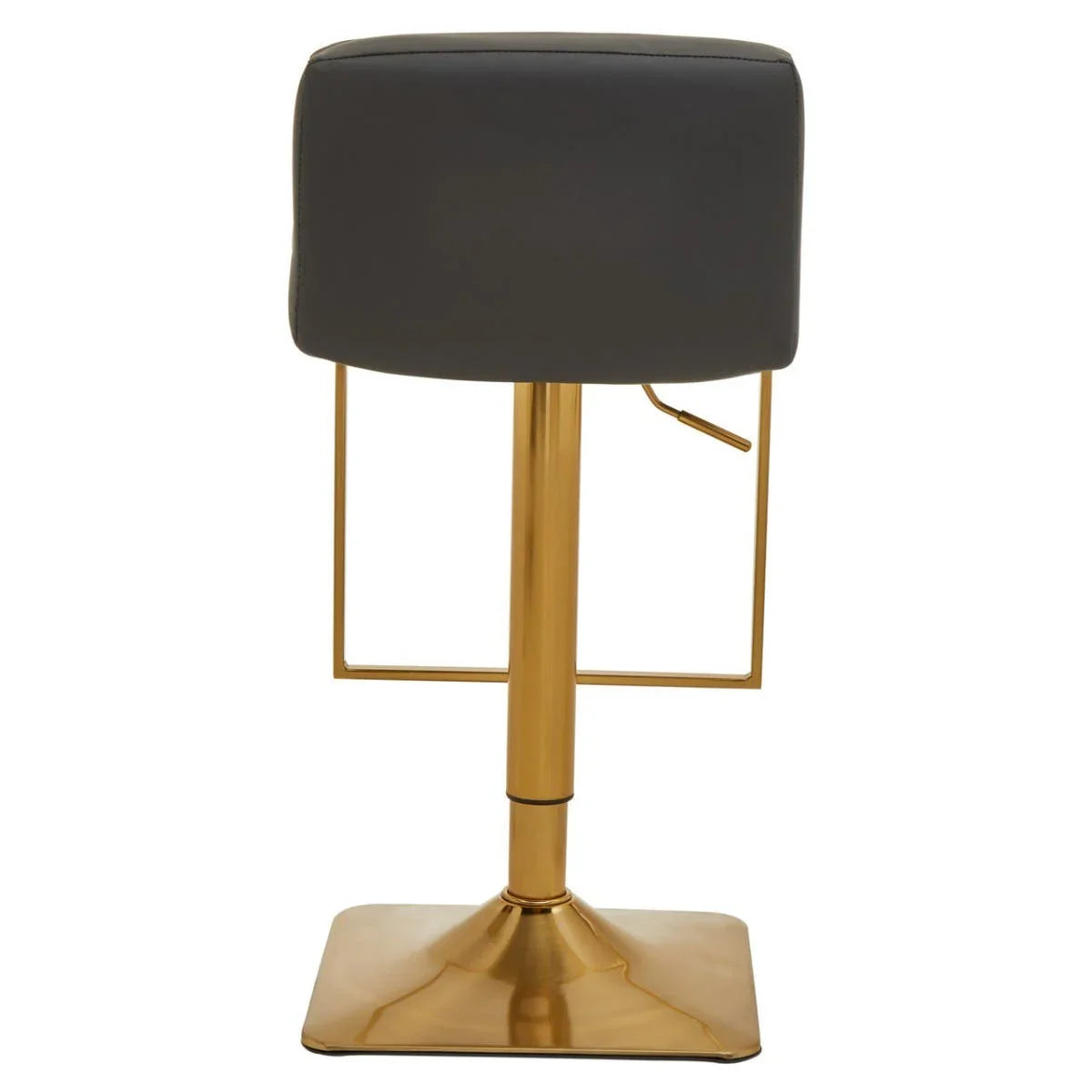 Luxe Grey Diamond Bar Stool