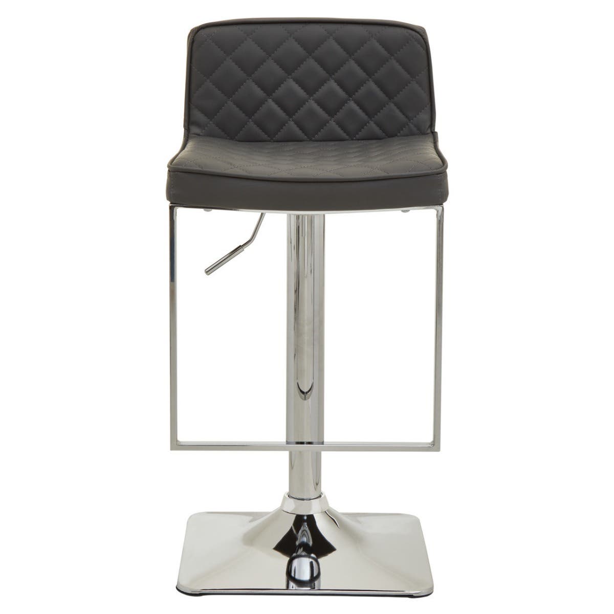 Luxe Diamond Back Bar Stool
