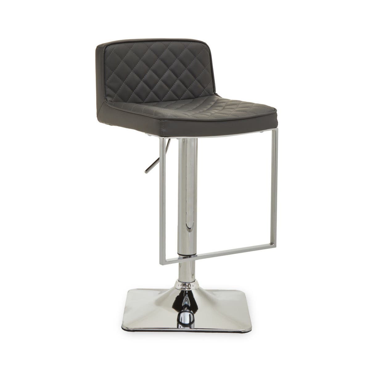 Luxe Diamond Back Bar Stool