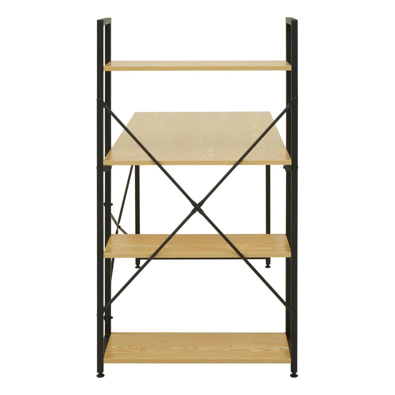 Sunny Yellow Desk Shelves