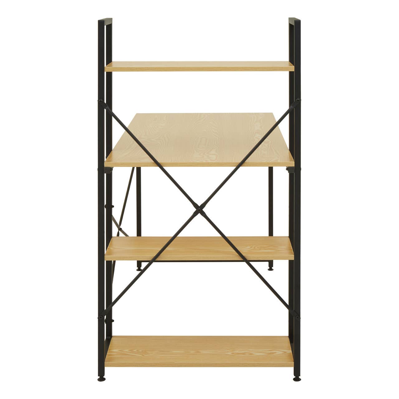 Sunny Yellow Desk Shelves