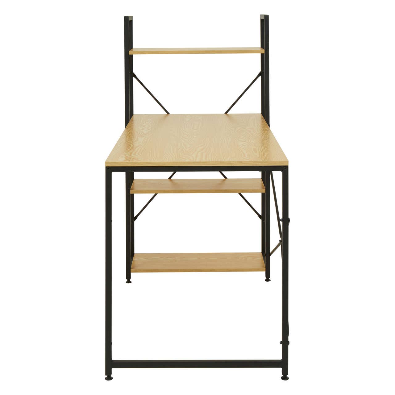 Sunny Yellow Desk Shelves