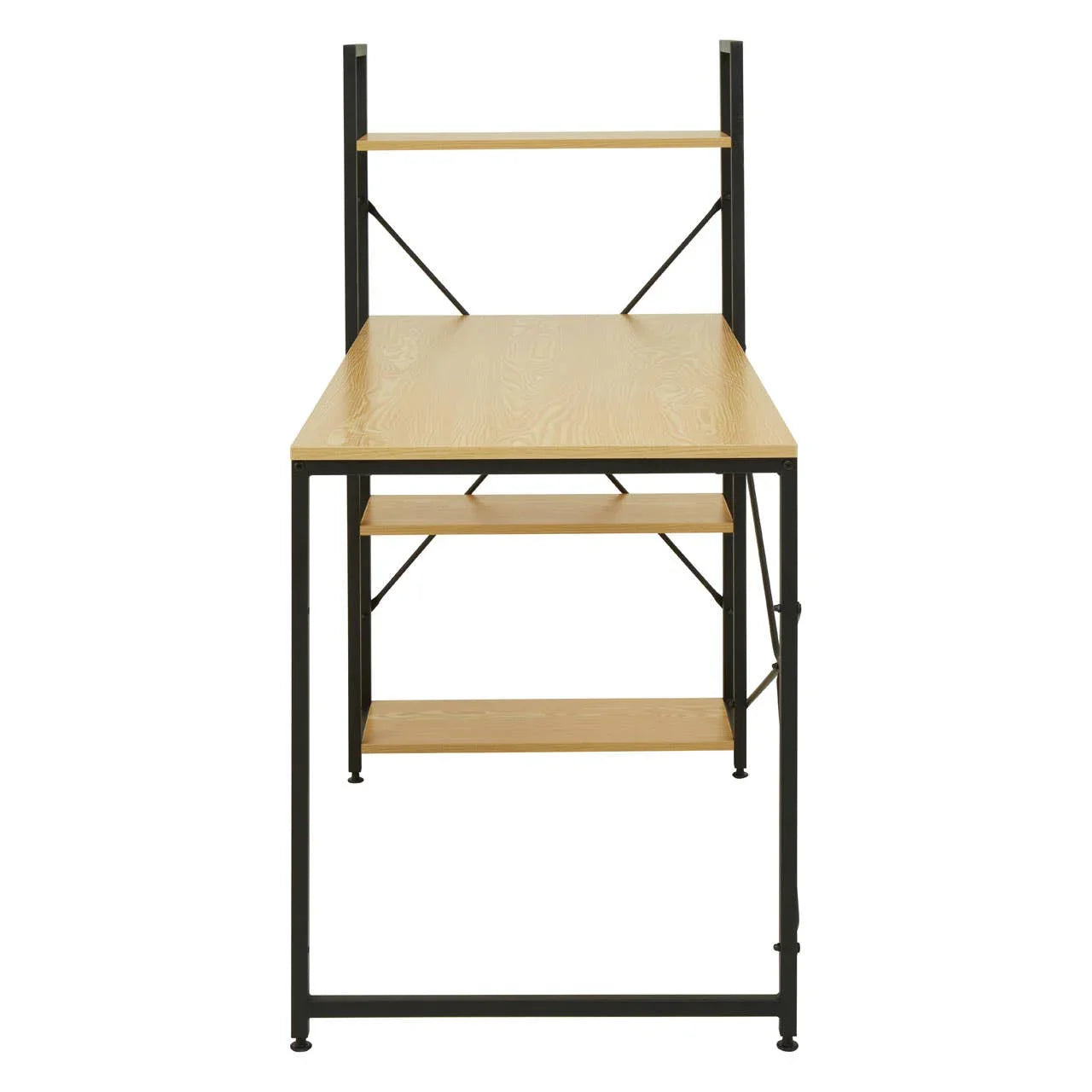 Sunny Yellow Desk Shelves