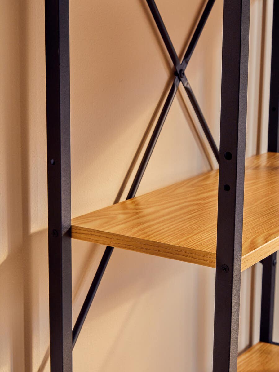 Sunny Yellow Desk Shelves