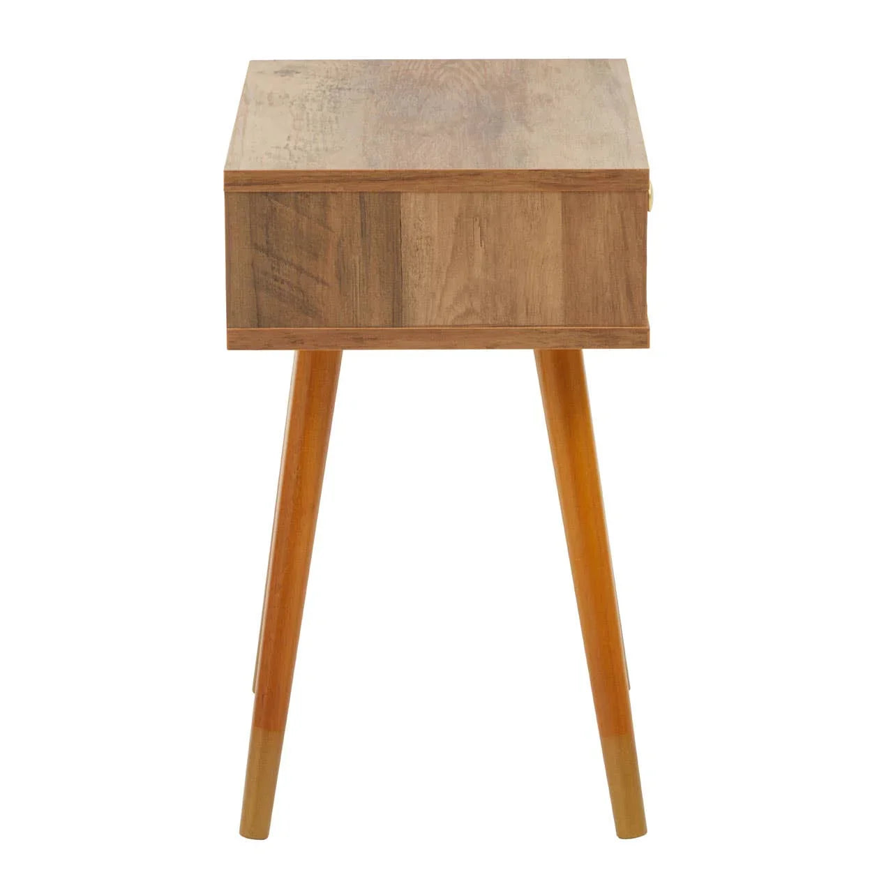Geometric Drawer Side Table