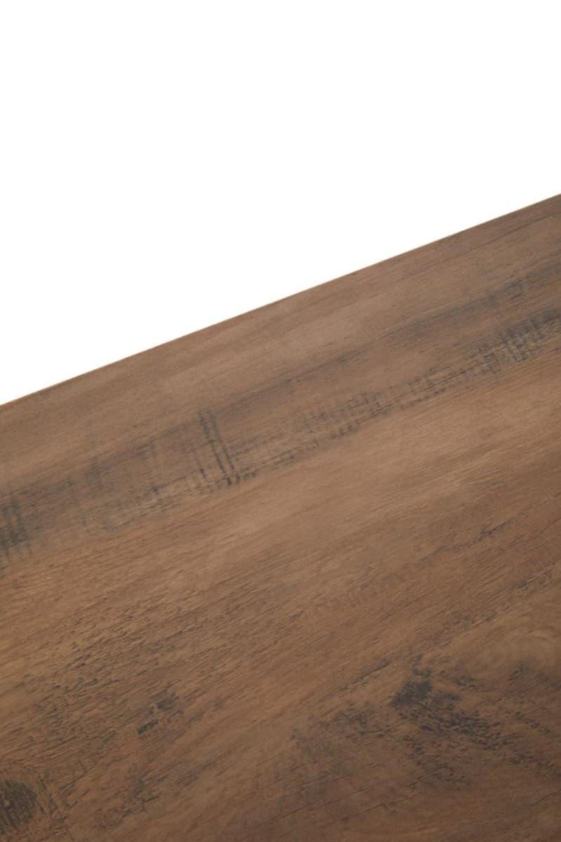 Flori Wood Veneer Sideboard with Metal Legs