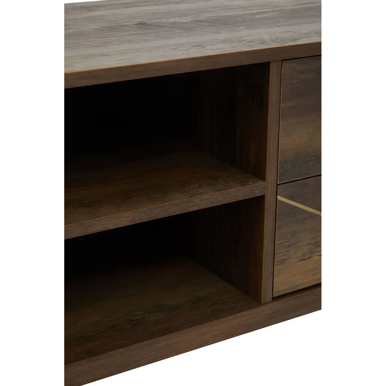 Modern Wood Media Console