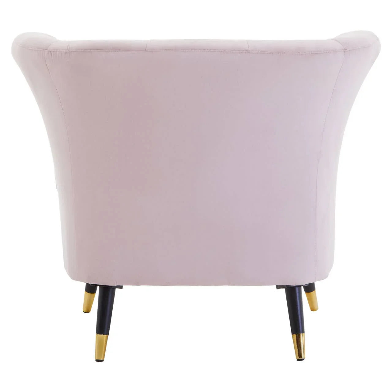 Luxe Pink Scalloped Accent Chair