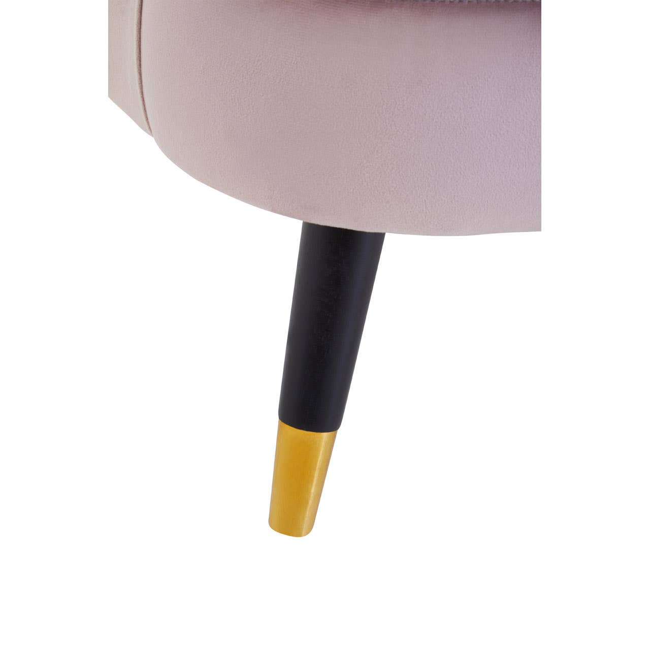 Luxe Pink Scalloped Accent Chair