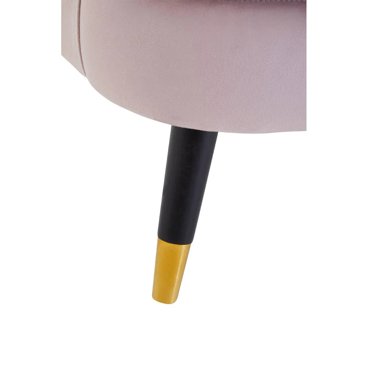 Luxe Pink Scalloped Accent Chair