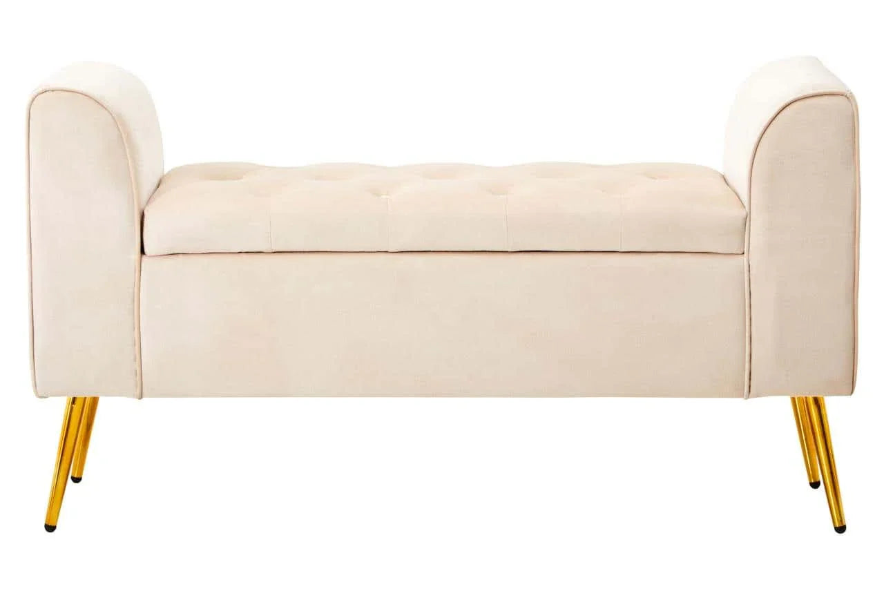 Luxe Velvet Storage Bench