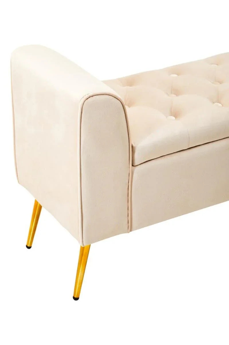 Luxe Velvet Storage Bench