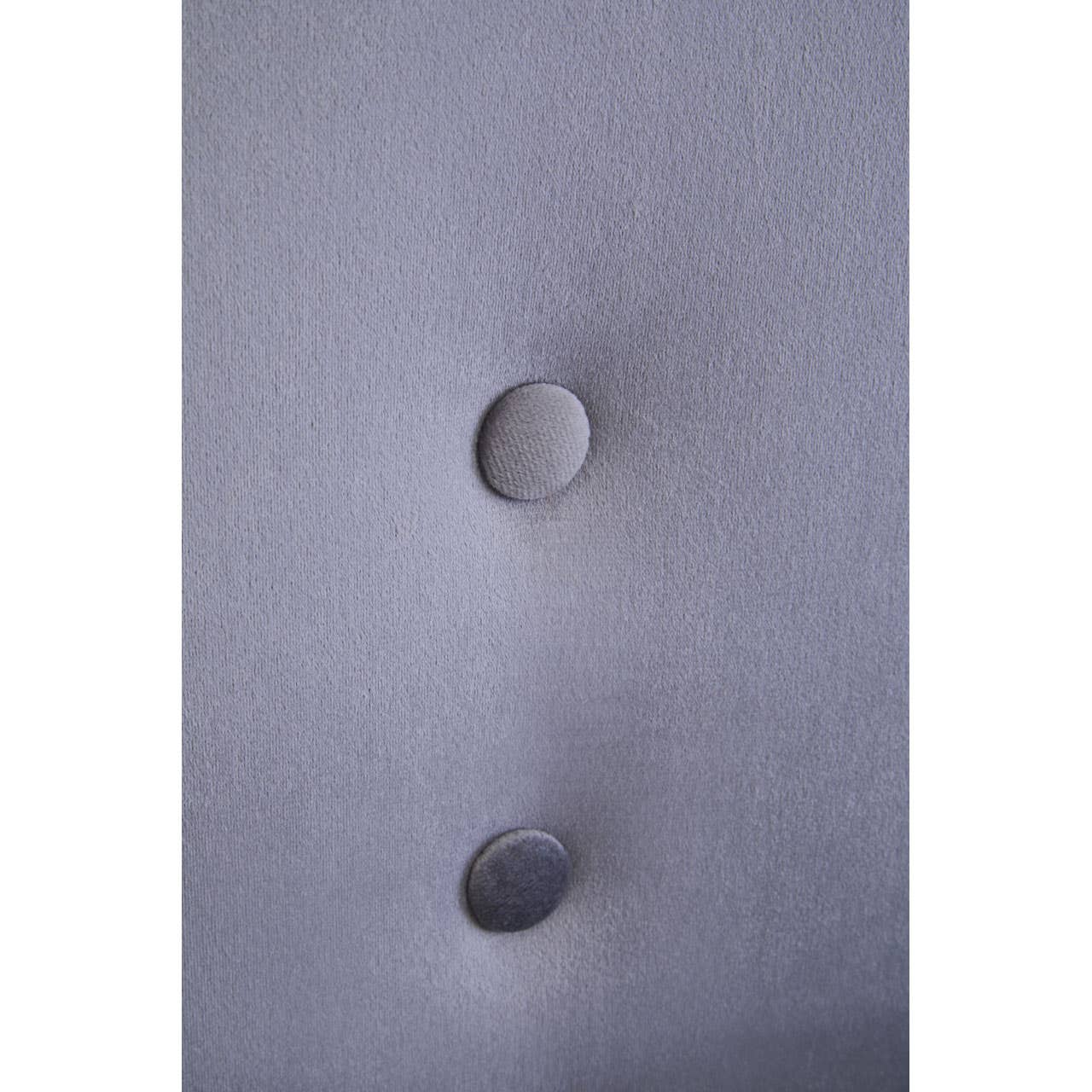 Luxe Grey Velvet Accent Chair