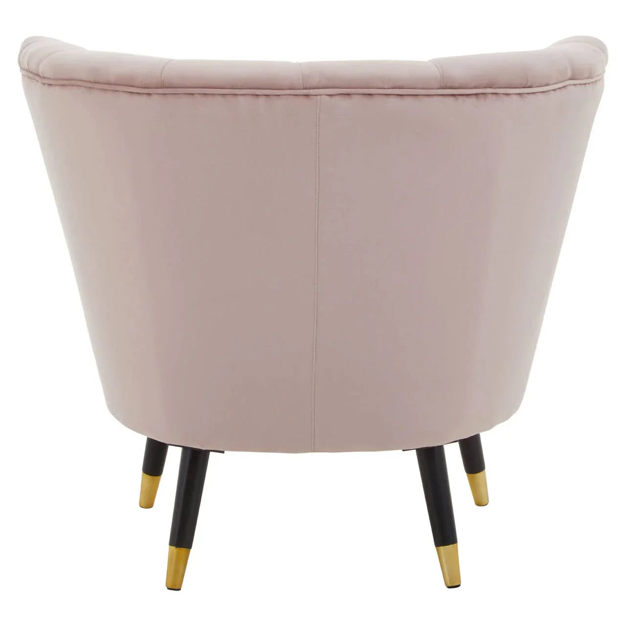 Luxe Pink Velvet Accent Chair