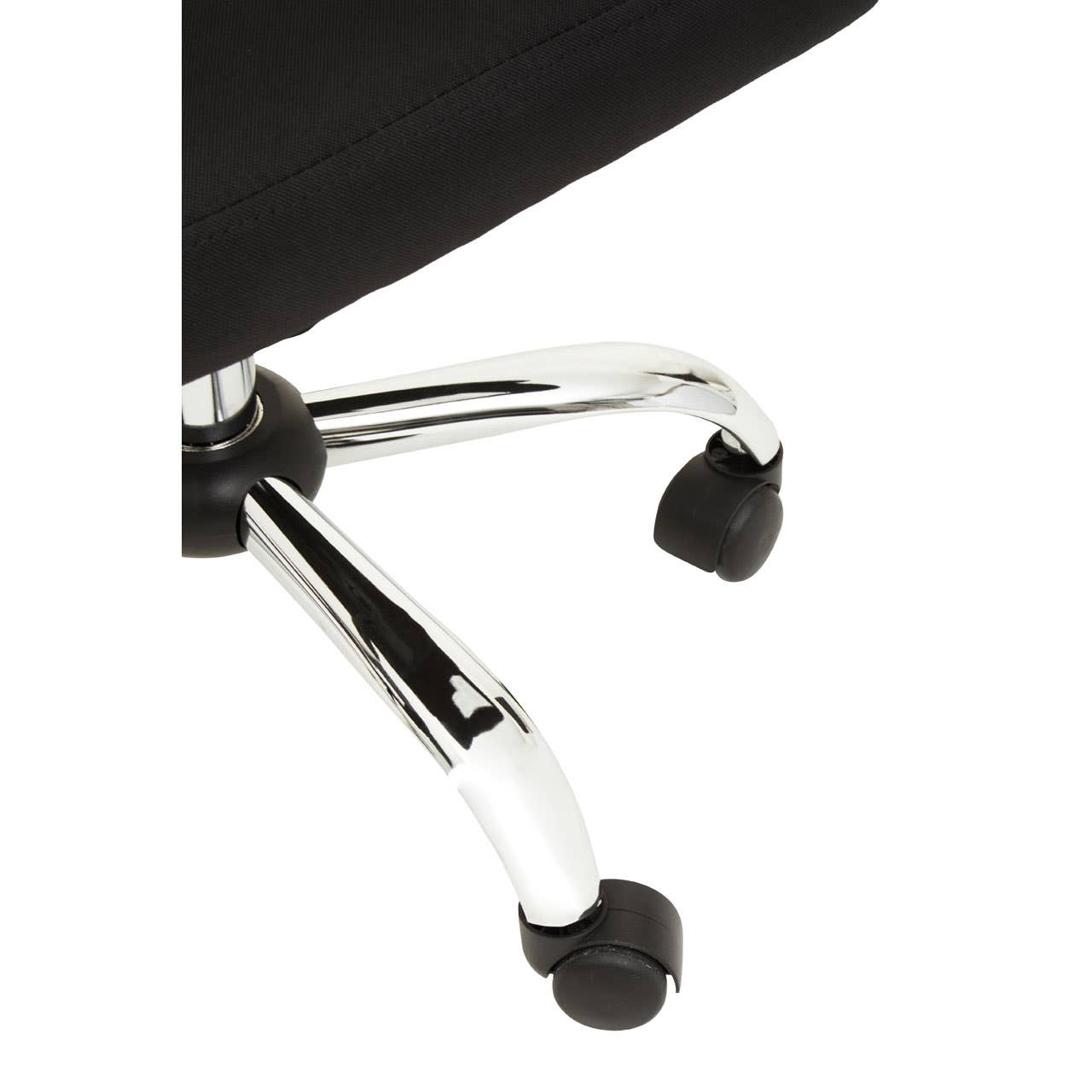 Sleek Chrome Office Chair