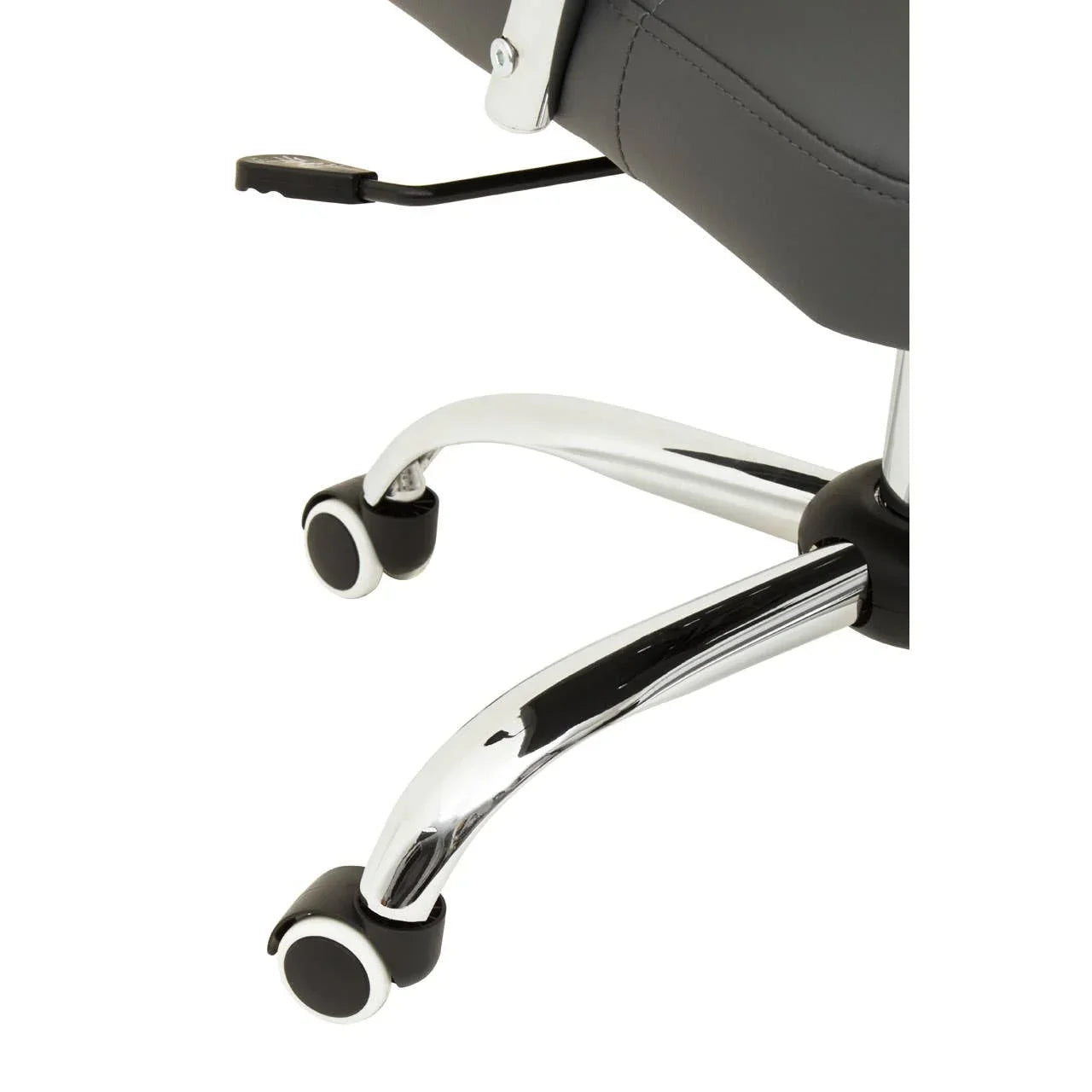 Modern Grey Leather Office Chair