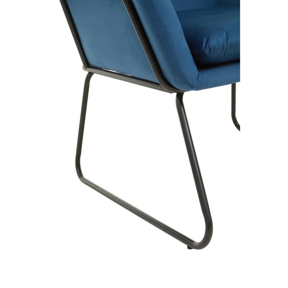 Velvet Sculptural Armchair