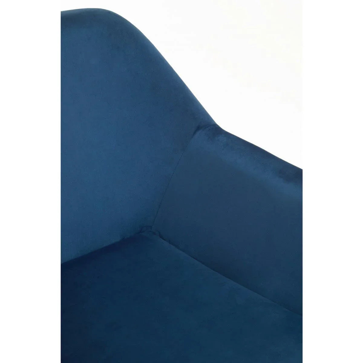 Velvet Sculptural Armchair