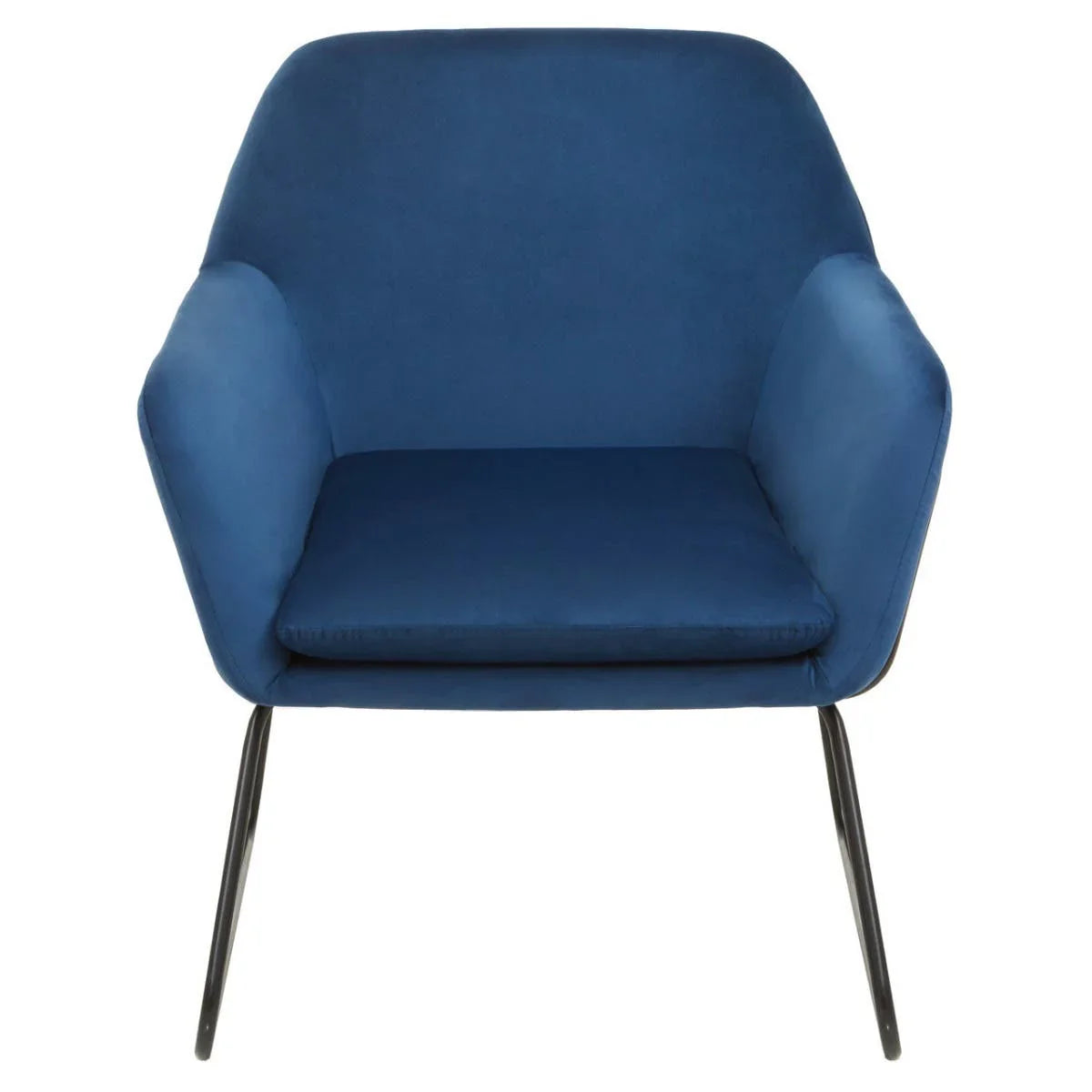 Velvet Sculptural Armchair