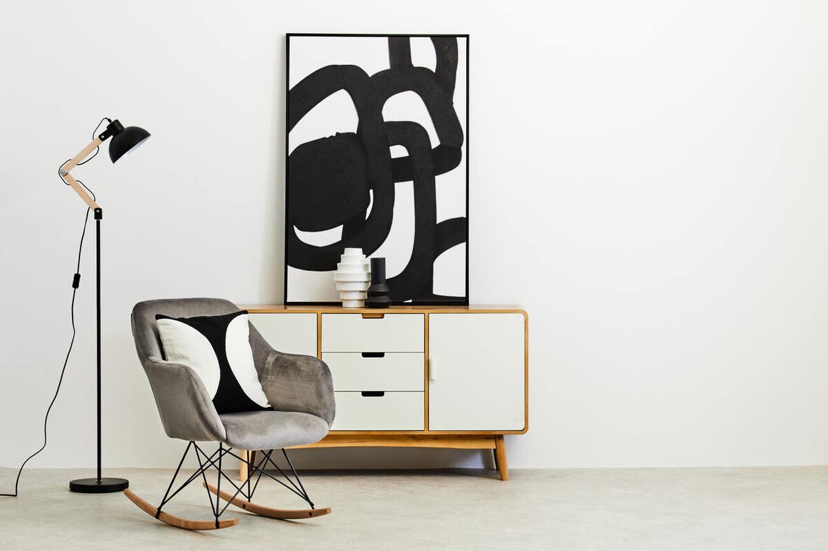 Luxe Velvet Rocking Chair