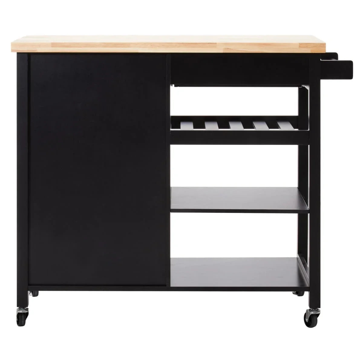 Modern Black Kitchen Cart