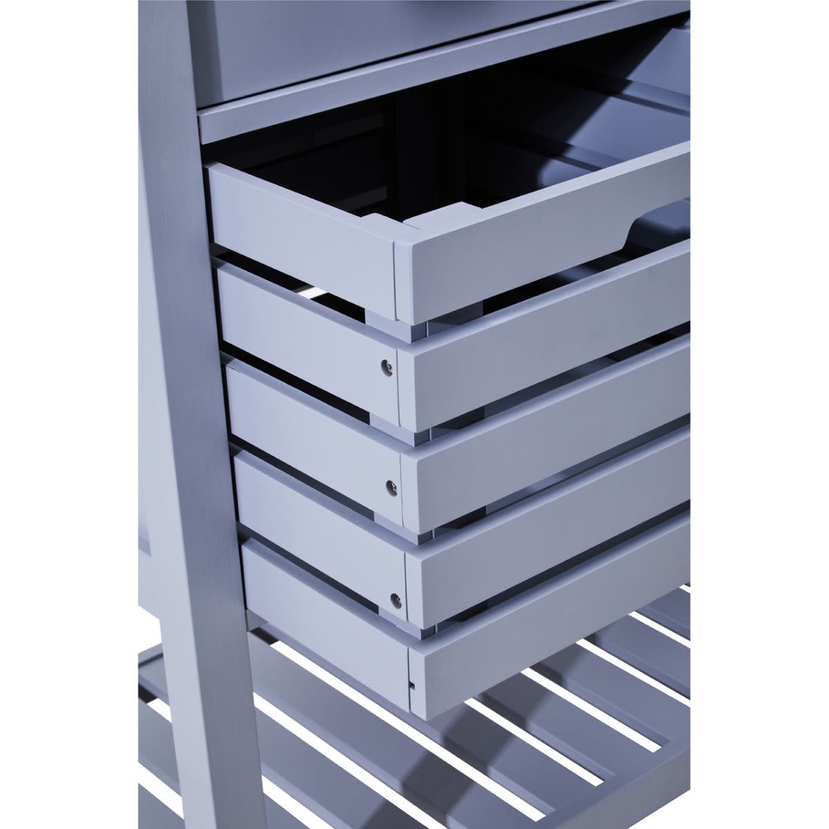 Sleek Storage Kitchen Trolley
