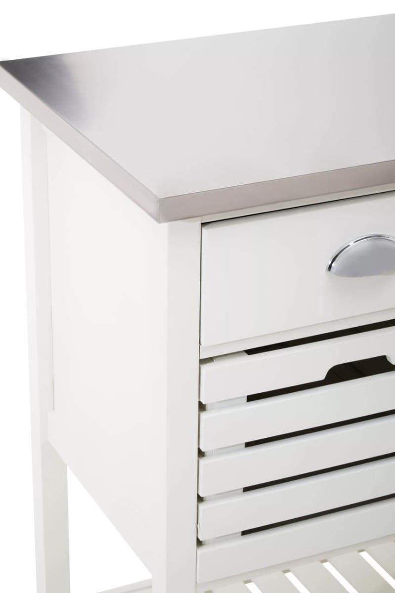 Sleek Kitchen Storage Trolley