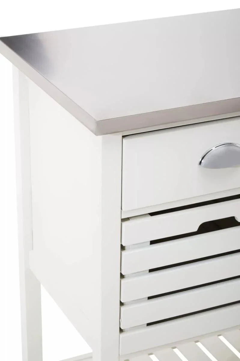 Sleek Kitchen Storage Trolley