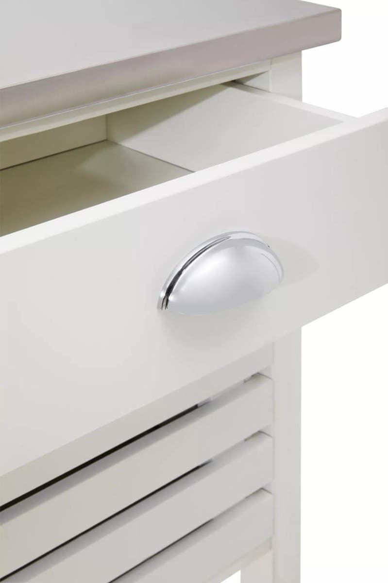 Sleek Kitchen Storage Trolley