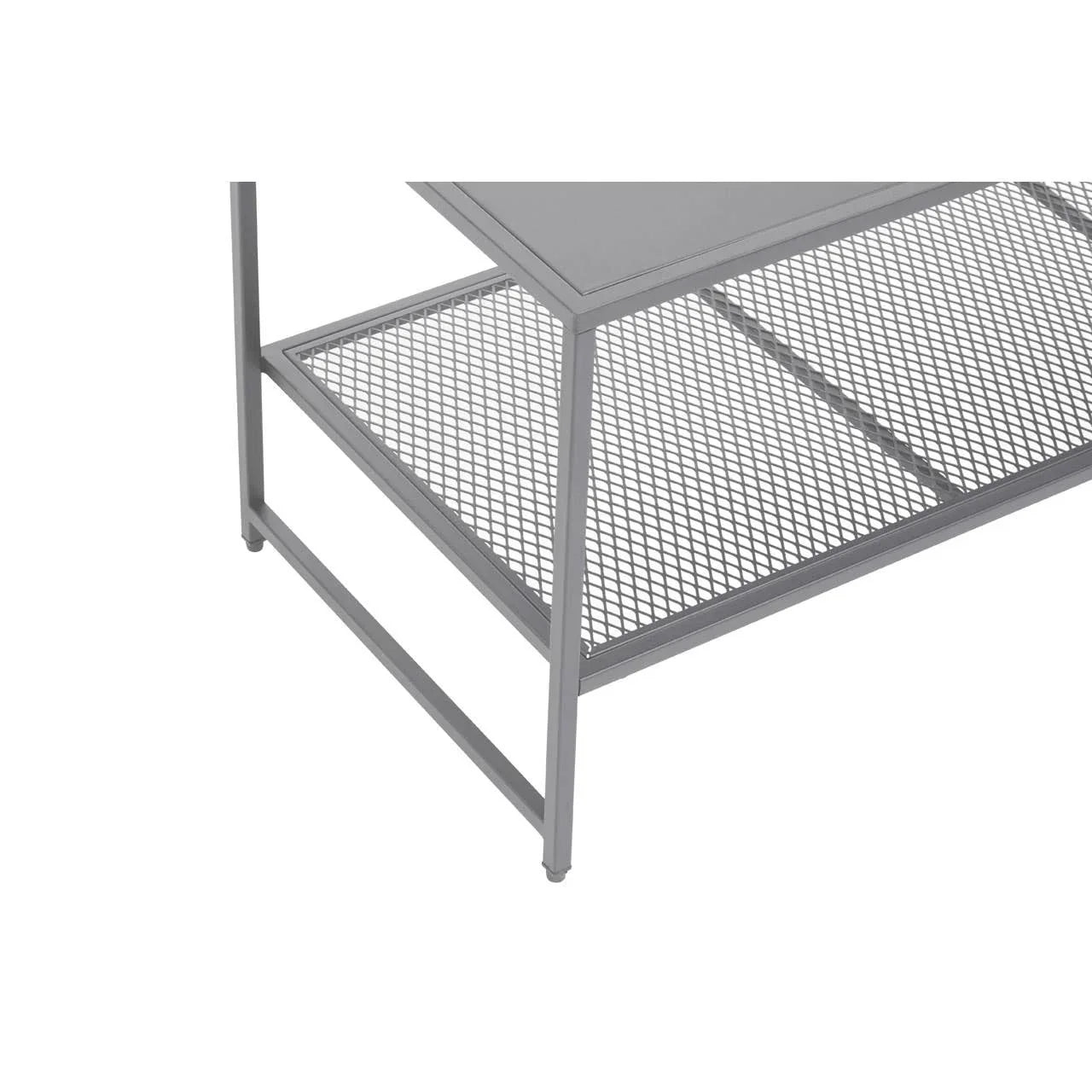 Grey Metal Coffee Table