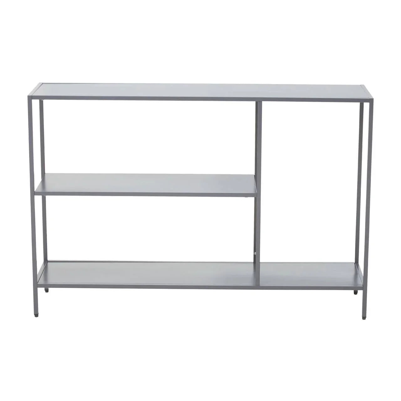 Title Grey Metal Console Table