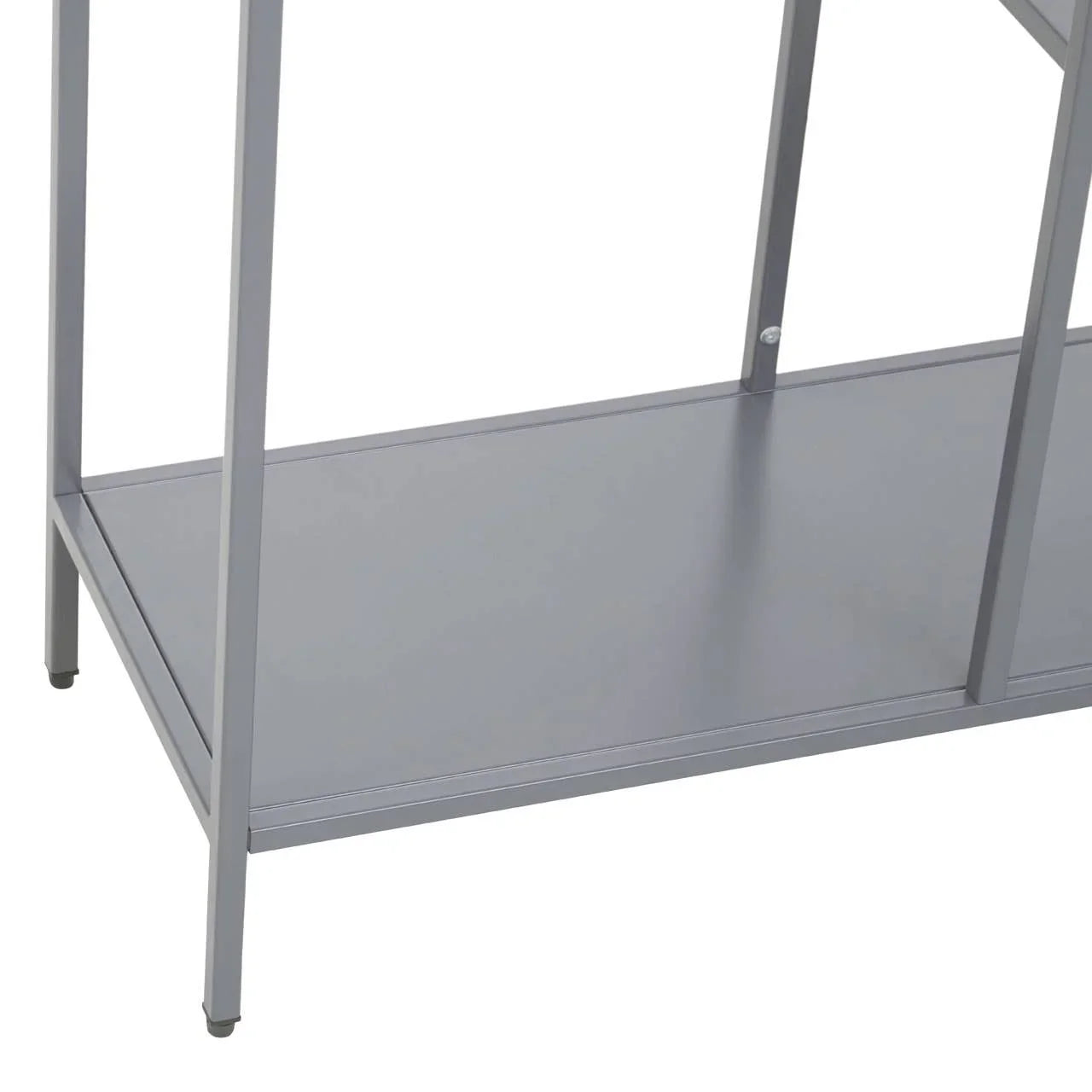 Title Grey Metal Console Table