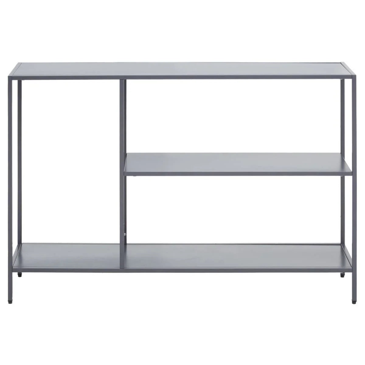 Title Grey Metal Console Table