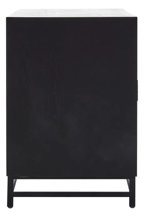 Lombok Wood Sideboard with Geometric Doors Stylish Storage Solution