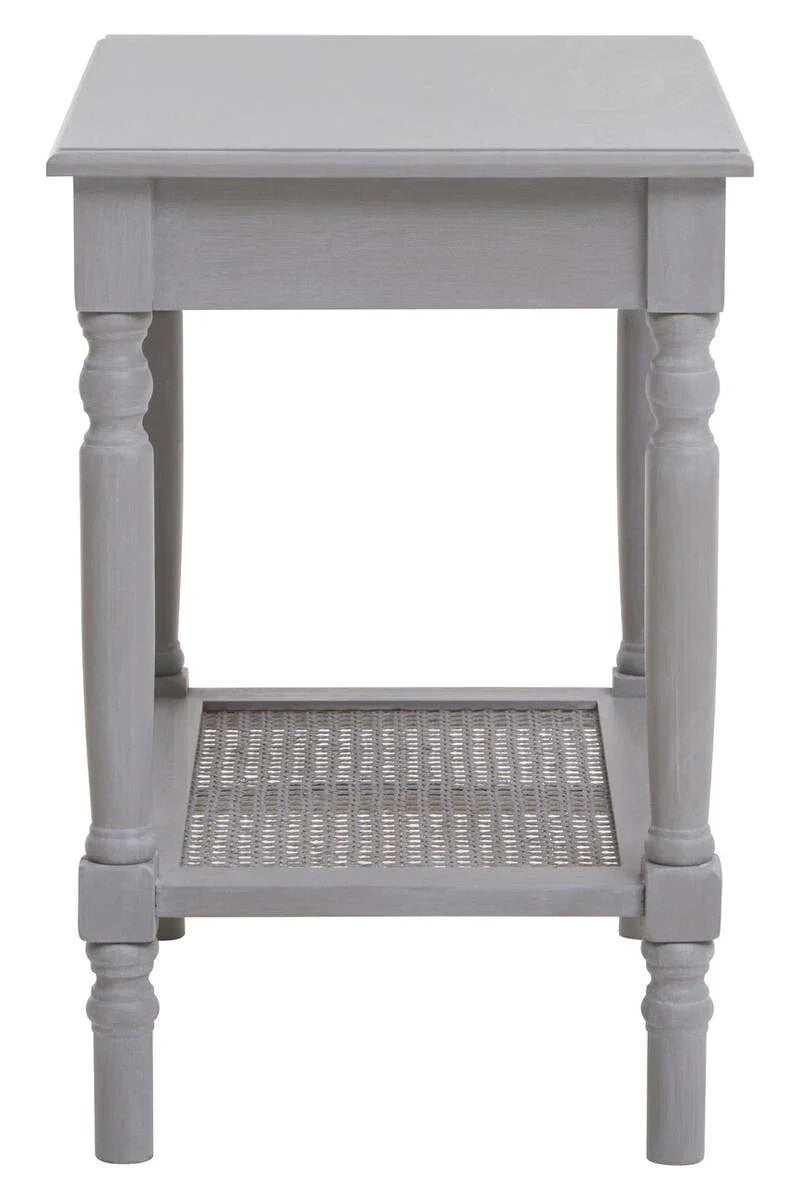 Slate Grey Rustic Side Table