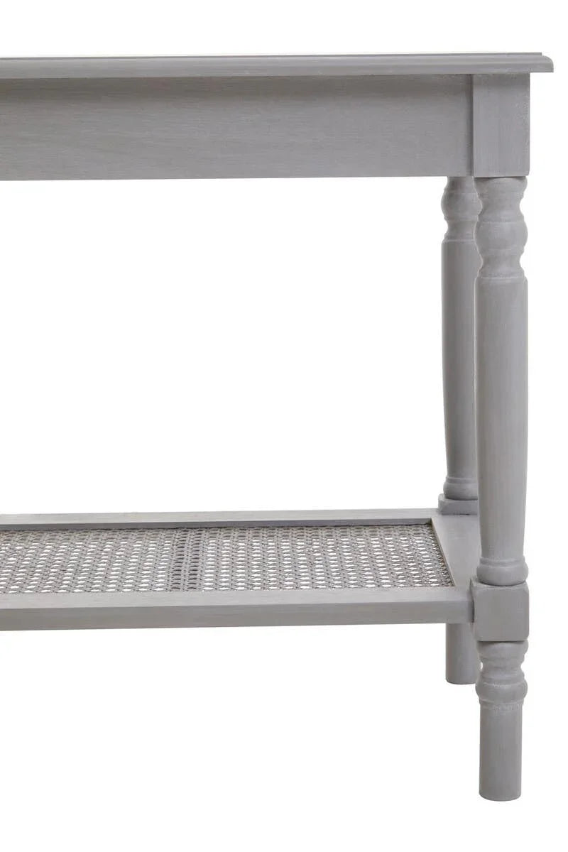 Slate Grey Rustic Side Table
